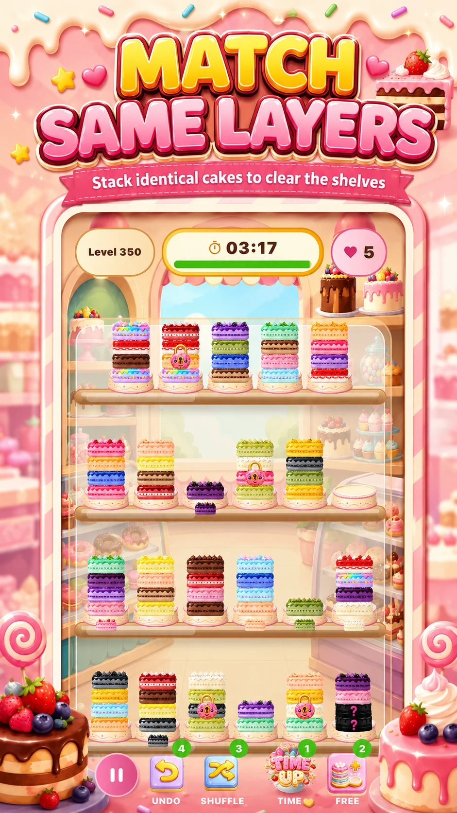 Cake Sort Puzzle Game screenshot